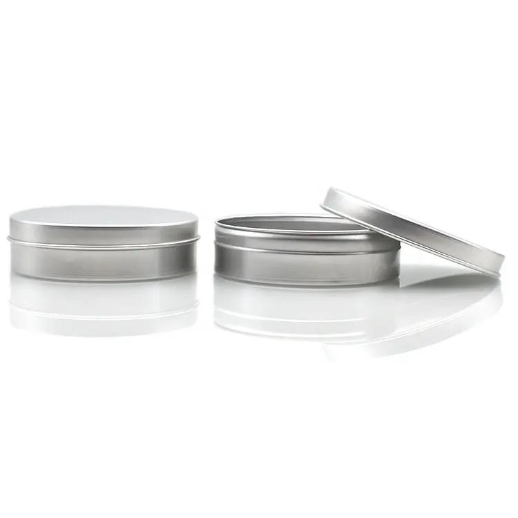press cap 10g 30g 50g 100g aluminum tin cans 30ml 50ml 100ml food cosmetic aluminum candle tin