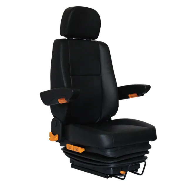 Ambulance Boat Driver Seat Air Suspension Boat Seat YQ30 Black PVC or Fabric KL Seating 554*500*1150 CE, ISO90001 CN;JIN PISTON