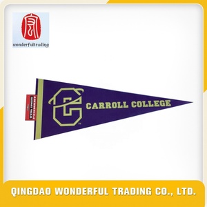 Nhà máy chuyên nghiệp của chất lượng cao tùy chỉnh in logo thể thao cảm thấy cờ hiệu khuyến mại Cờ & biểu ngữ - Product Image 3