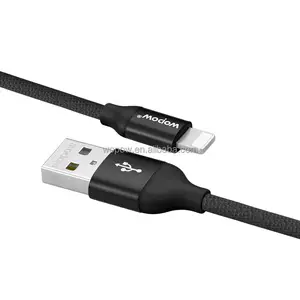 Wopow lb17 geflochten 2 Meter für iPhone Kabel Schnell ladung starke USB für iPhone 7 Kabel