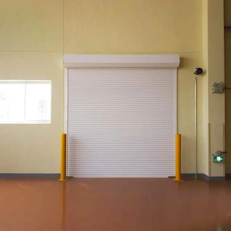 Commercial electric aluminum alloy insulated slat aluminum roll up garage doors