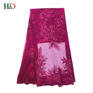 H & D Vente Chaude Bonne Qualité <span class=keywords><strong>Suisse</strong></span> Ankara Africain En Gros Broderie Dentelle Tissu En Chine - Product Image 2