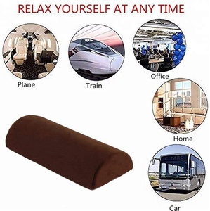 Almohada <span class=keywords><strong>de</strong></span> Media Luna para Aliviar el <span class=keywords><strong>Dolor</strong></span> <span class=keywords><strong>de</strong></span> Espalda - El Mejor Soporte para Dormir <span class=keywords><strong>de</strong></span> Lado o Boca Arriba, Almohada <span class=keywords><strong>de</strong></span> Espuma Viscoelástica Semi-Rolable para Piernas/Rodillas - Product Image 6
