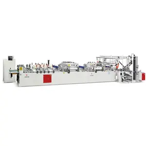 CW-600C+CS Many functions laminated central seal with gusset bag making machine