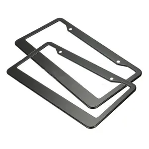 Factory custom aluminum die casting license plate frame used for car