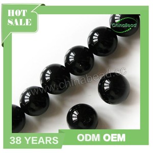 Venta de la fábrica onyx precio, 12 mm negro onyx bolas de piedra, Joyas de ónix - Product Image 1