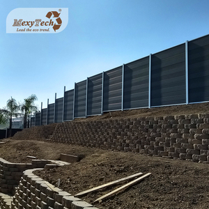 MecoFence 1800*1800mm coupe-vent barrière composée en plastique en bois extérieur de jardin wpc zaun - Product Image 4