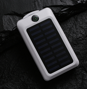 Chargeur de téléphone portable D808 2020, étanche, portable, banque d'alimentation solaire 20000mah avec lumière LED, chargeur solaire - Product Image 4