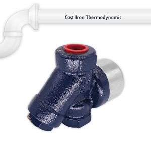 Van Bẫy Hơi Bằng Gang Nhiệt Động Lực Học Có Mặt Bích - Product Image 3