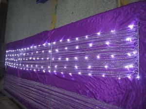 15 METRI di LUNGHEZZA DIAMANTI <span class=keywords><strong>SOFFITTO</strong></span> DRAPPO TENDA di <span class=keywords><strong>PERLINE</strong></span> WAVE DESIGN <span class=keywords><strong>CON</strong></span> LA LUCE del LED