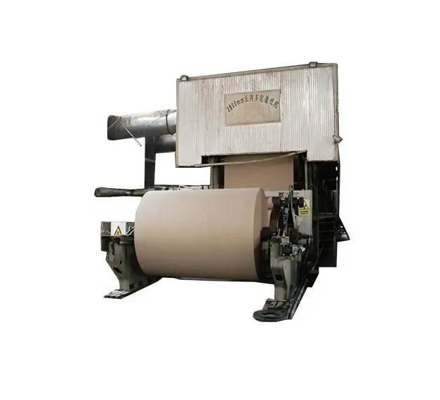 2500 mm 100 טון ליום פסולת קרטון מיחזור נייר ביצוע מכונת קראפט נייר מיחזור מכונת למכירה