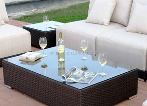 Sección <span class=keywords><strong>exterior</strong></span> <span class=keywords><strong>en</strong></span> forma de <span class=keywords><strong>L</strong></span> sol Ratán <span class=keywords><strong>Sofa</strong></span> reclinable para el tiempo de ocio patio con muebles modernos - Product Image 3