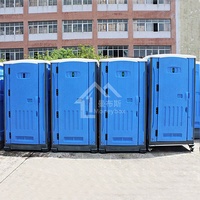 Toilettes mobiles portables en fibre de verre avec conteneur en acier pour une utilisation en extérieur dans l'hôpital de l'atelier de la maison de bureau