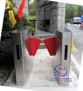 <strong>TCP</strong>/IP <strong>Interface</strong> Mechanism Flap Turnstile / Automatic Swing Barrier Gate Applied for Chile - Product Image 4