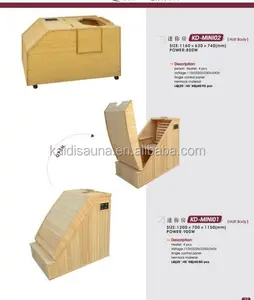 2016 Hot Koop 1 Mensen Mini Half Body Sauna Kamer