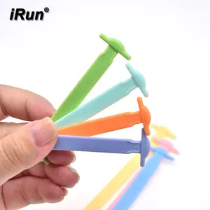 <span class=keywords><strong>IRun</strong></span>-cordones de silicona de grado alimenticio, respetuosos con el medio ambiente, sin cordones de sílice, cordones de Color Macaron personalizados, sin límite de cantidad mínima - Product Image 1