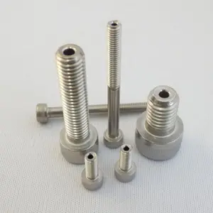 OEM Personalizzato Esagonale socket Cap Testa Cava di Vuoto per la ventilazione Screw con foro