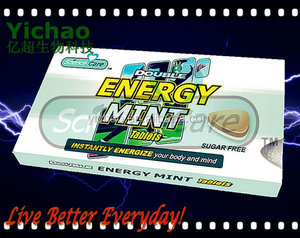 14.4g sugar free energy caffeine mint sweet candy tablets - Product Image 1