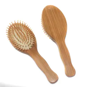 Factory selling bamboo scalp massage comb hair brush comb