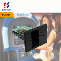 Lector de Tarjetas Inteligentes OEM Singular, Pista 1/2/3 MSR, Instalación Plug and Play, Conformidad con ISO7811/7816 EMV 2000 Nivel 1, para Kioscos de Juegos Arcade