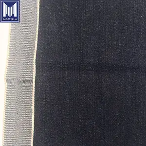 17oz china factory 100% organic cotton selvage denim fabric in stock for japanese selvedge jeans jackets