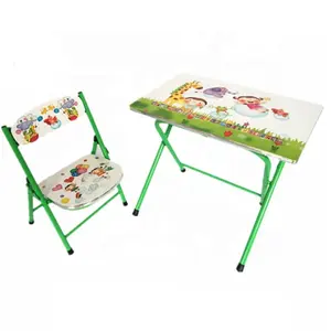 Chaises pour enfants et <span class=keywords><strong>bureau</strong></span> pliant pour l'étude, meubles bon marché, table et chaise - Product Image 1