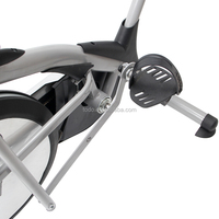 Vélo elliptique bureau vélo à air pour fitness/intérieur fixe vélo droit/vélo d'exercice avec capteur