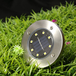 LED Solar <strong>Ground</strong> <strong>Lights</strong> <strong>for</strong> Outdoor Garden <strong>for</strong> Pathway Driveway Lawn Walkway Disk Underground Lighting with IP65 Rating - Product Image 3