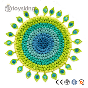 Custom <strong>Crochet</strong> Hand Hook Saddle Sea Cushion <strong>Blanket</strong> Textile Items with 100 Cotton <strong>for</strong> <strong>Sale</strong> with Private Label - Product Image 1