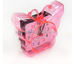 Plastic Creative Quartz Pointer <strong>Clock</strong> Bedroom Mini Table Night Light Snooze Alarm <strong>Clock</strong> - Product Image 4