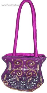 Pochette Potli, cadeau de mariage, sac à main artisanal en polyester perlé, style bohème, sacs à main d'hiver - Product Image 3