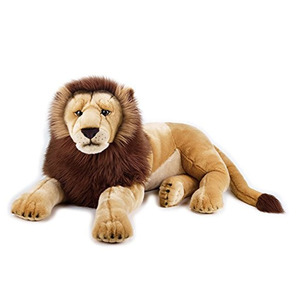 गुआंग्डोंग कारखाना शेर बच्चों के लिए लंबे फर पीप कपास से भरा वन पशु प्रंग खिलौना शेर बच्चों के लिए - Product Image 1