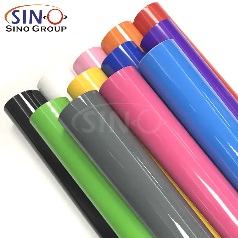 Factory Supplier Warranty 2 Years High Polymeric Wholesale Graphic Vinyl Sticker Self Adhesive Color Cutting Vinyl Rolls