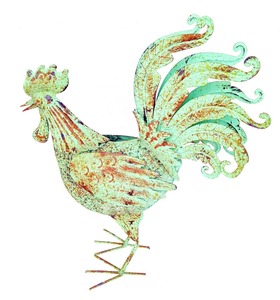 Extérieur <span class=keywords><strong>en</strong></span> <span class=keywords><strong>métal</strong></span> animaux poulet poule <span class=keywords><strong>Rouillé</strong></span> <span class=keywords><strong>Jardin</strong></span> Décor - Product Image 2