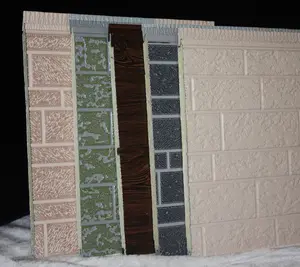 2016 pu 폴리 우레탄 사이딩 패널/금속 절연 외부 벽