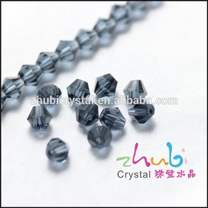Yiwu venta al por mayor de Color rosa cristal grueso cono doble de bolas - Product Image 3