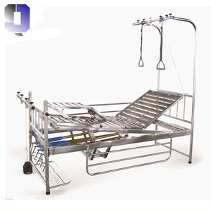 <span class=keywords><strong>Lit</strong></span> d'hôpital JQ-A37-1 avec traction et chaîne <span class=keywords><strong>de</strong></span> singe, <span class=keywords><strong>lit</strong></span> d'opération en métal pour patients atteints <span class=keywords><strong>de</strong></span> fractures - Product Image 2