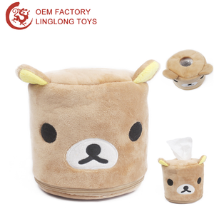 Плюшевая квадратная коробка для салфеток - Product Image 6
