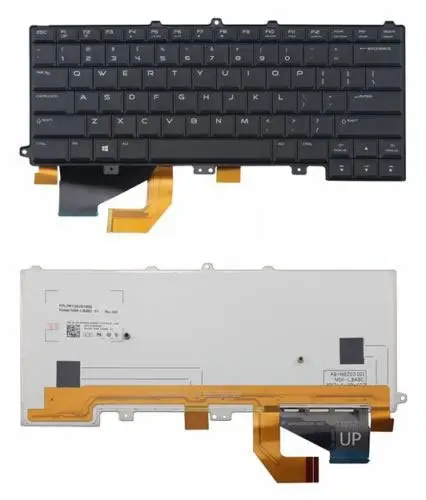 New Laptop Backlit Keyboard Dell Alienware 14 M14 R3 M14X-R3 DP/N:09KF83 PK130US1B00 NSK-LB0BC 01 US Layout Hitam Keyboard