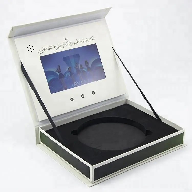 프로모션 선물 중국 제조 업체 2.4,4.3,5,7,10.1 인치 비디오 카드 프리젠 테이션 상자
