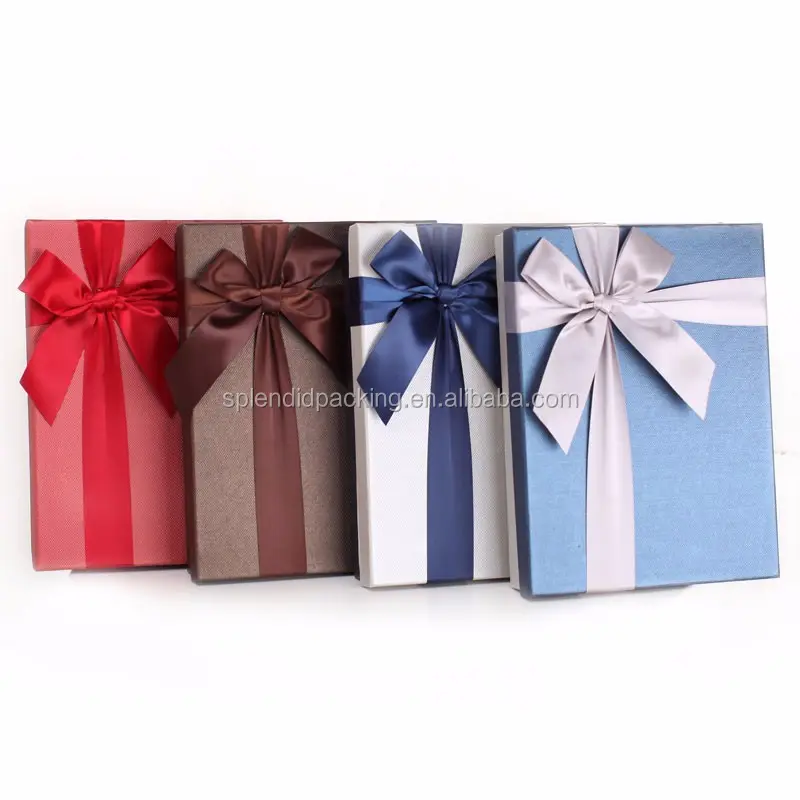 Прозрачная сертифицированная Заводская бумажная Подарочная коробка, элегантные подарочные коробки для галстуков