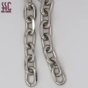 Guangzhou hoge kwaliteit aluminium link chain metalen tas ketting aluminium ketting voor tas