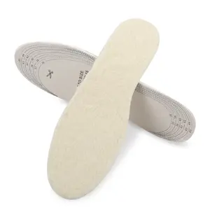 Cuttable Size Comfort latex wool or Sheep Skin warm Insoles