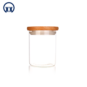 1100 ML hermético tarro de <span class=keywords><strong>cristal</strong></span> de caramelo con la tapa de bambú para alimentos - Product Image 5