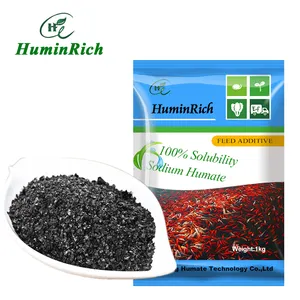 Huminricas login brilhante flocos de sodio, humate o aditivo orgânico de alimentação de peixe