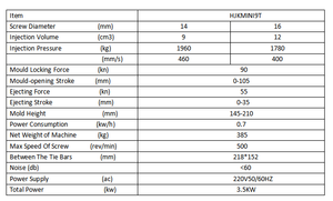 Elektrikli plastik mini masaüstü enjeksiyon kalıplama makinesi, mikro küçük ürünler enjeksiyon kalıplama fiyatı - Product Image 3
