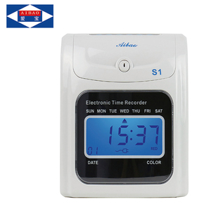 Tự Động Tính Toán Làm Việc Giờ Thẻ Đục Lỗ Thời Gian Máy Tham Dự Đồng Hồ - Product Image 1