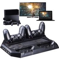 Ventilateur de refroidissement à quatre concentrateurs USB pour console Playstation 4 Ps4