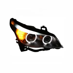 Ccfl/Led Angel Eyes Head Light Voor E60 523i 525i 530i 2003-2005/2006/2007-2010 Jaar