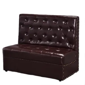 Wholesale sofa booth seating for Cafe shop Customized Commercial restaurant furniture sofa table chair